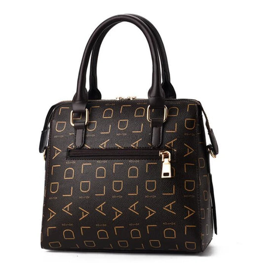 ChicLetter Luxe Tassel Tote - Elegant PU Leather Handbag for Women