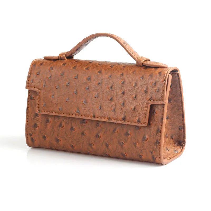 Nocturne Luxe - Women's Ostrich Texture Evening Party Handbag