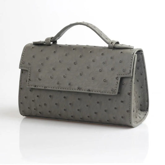 Nocturne Luxe - Women's Ostrich Texture Evening Party Handbag