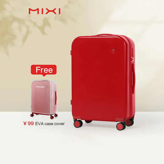 Mixi Puristic Design Hardside Travel Luggage - Rolling Trolley Suitcase for Men & Women, 16"/20"/22"/24"/26"/28"