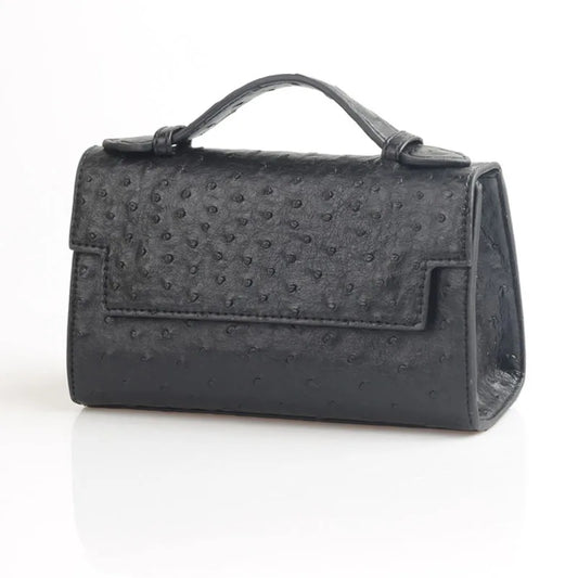 Nocturne Luxe - Women's Ostrich Texture Evening Party Handbag