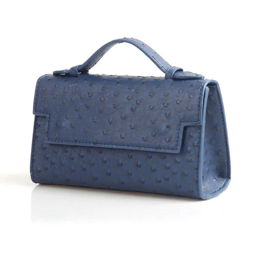 Nocturne Luxe - Women's Ostrich Texture Evening Party Handbag