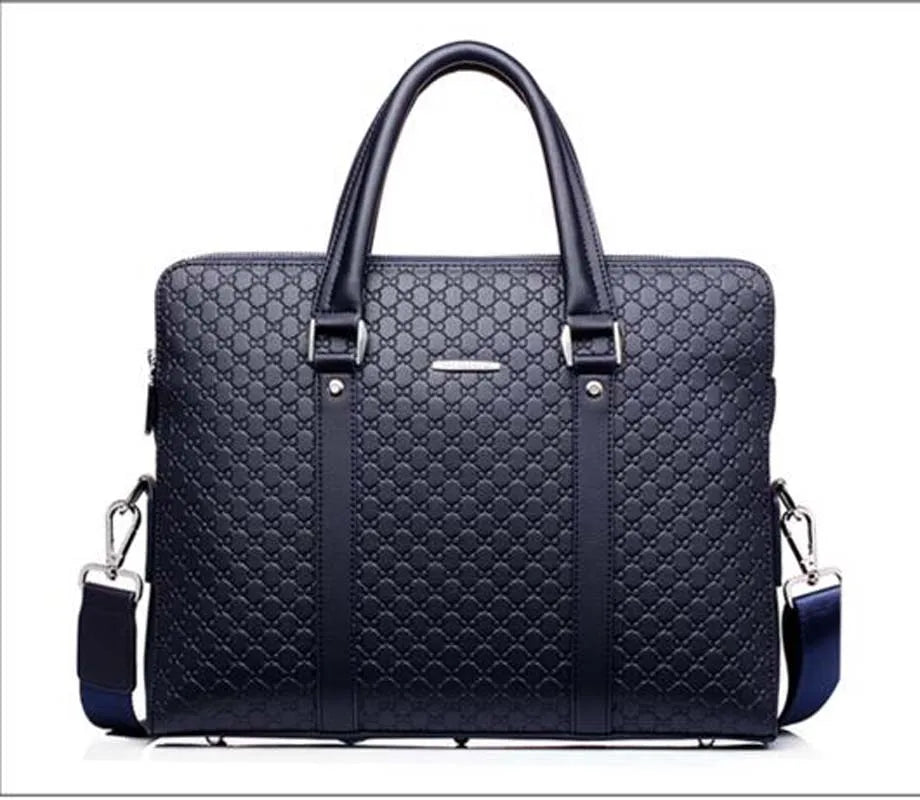 Men’s Leather Business Briefcase | High-Quality Large Capacity Shoulder & Messenger Laptop Bag