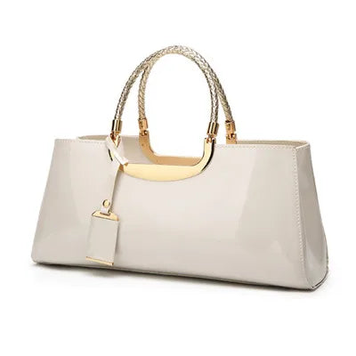 Urban Rebel Rivet Chain Satchel - Vintage Edge Meets Modern Elegance