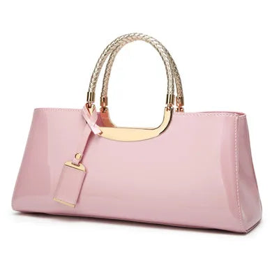 Urban Rebel Rivet Chain Satchel - Vintage Edge Meets Modern Elegance