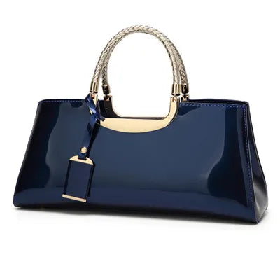 Urban Rebel Rivet Chain Satchel - Vintage Edge Meets Modern Elegance