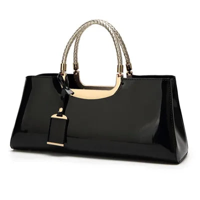Urban Rebel Rivet Chain Satchel - Vintage Edge Meets Modern Elegance