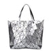 LustraGlow Summer Holographic Tote - Fashion Messenger & Shoulder Bag for Women