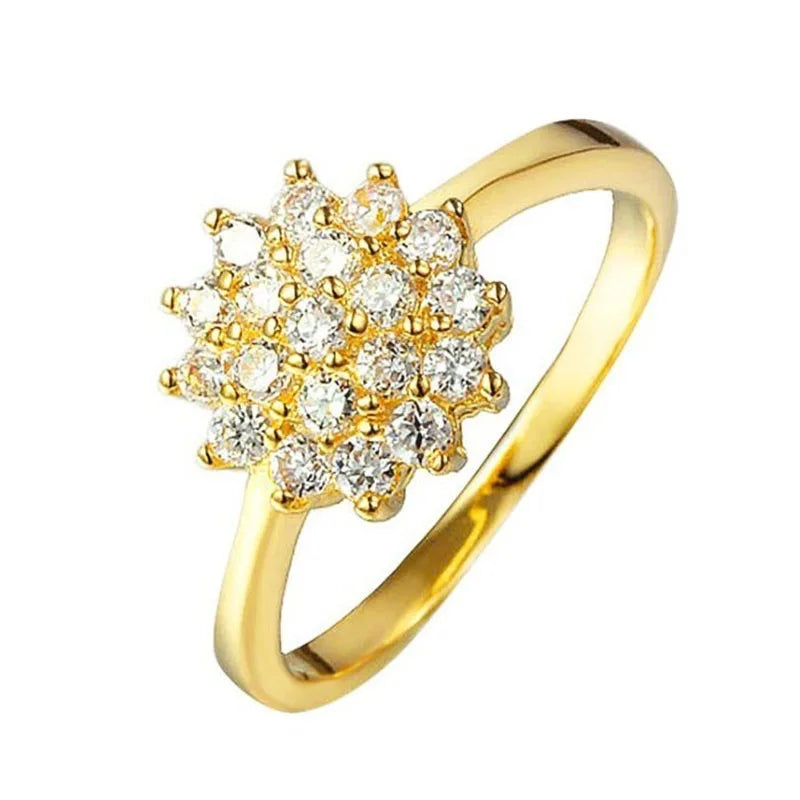 14K Yellow Gold 1.5 Carat Diamond Ring - Luxury Engagement & Wedding Fine Jewelry for Women