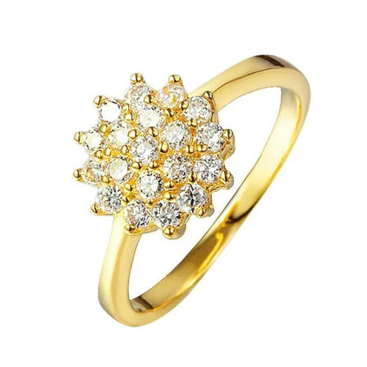 14K Yellow Gold 1.5 Carat Diamond Ring - Luxury Engagement & Wedding Fine Jewelry for Women