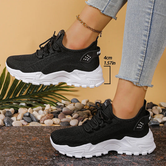 Breathable Single-Mesh Dad Shoes - Casual Versatile Sports Sneakers for Women