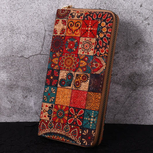 Retro Minimalist Long Wallet - Large Capacity Card Holder with Multi-Functional Compartments for Daily Use