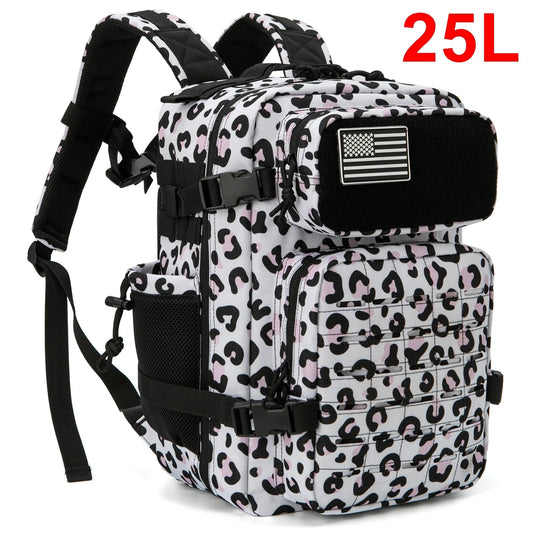 25L/45L Tactical Backpack for Men & Women - Outdoor Survival Bug Out Bag with Bottle Holder