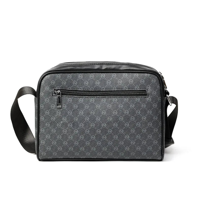 Luxury Men’s Crossbody Bag | Designer Letter Print Shoulder Messenger Sling Satchel