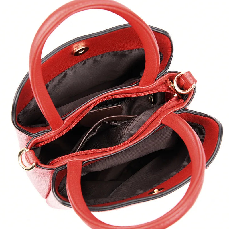 VeraMode Luxe Commuter Tote - Multi-Way High-Capacity Handbag for Women
