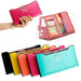 Cute Bowknot Long Wallet - PU Leather Zipper Clutch with Multi-Card Slots & Phone Pocket