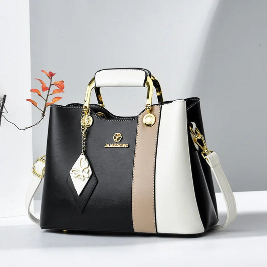 Chic Cat-Inspired Satchel - Elegant Top-Handle Shoulder Bag for Stylish Women