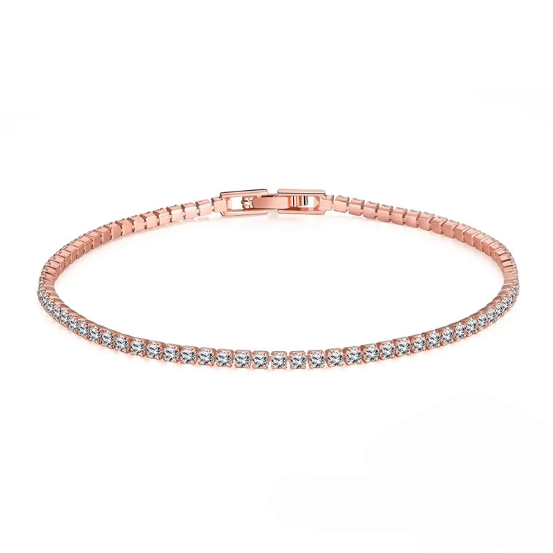 Real Moissanite Bracelet - Sparkling 925 Sterling Silver Luxury Jewelry for Weddings & Parties