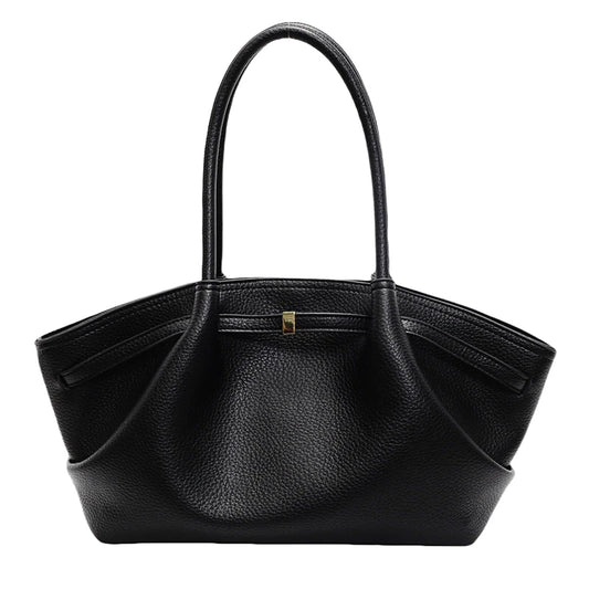 Moods Lychee Pattern Underarm Shoulder Bags For Women Soft PU Leather Large Capacity Mini Tote Bag