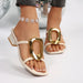 Elegant Women’s Sandals - Designer Wedding Shoes with Medium High Heels, Open Toe & Luxury Party Style