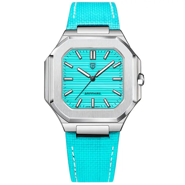 Pagani Design Men’s Luxury Quartz Watch - Sapphire Glass, Stainless Steel Sports Timepiece, Waterproof Wristwatch