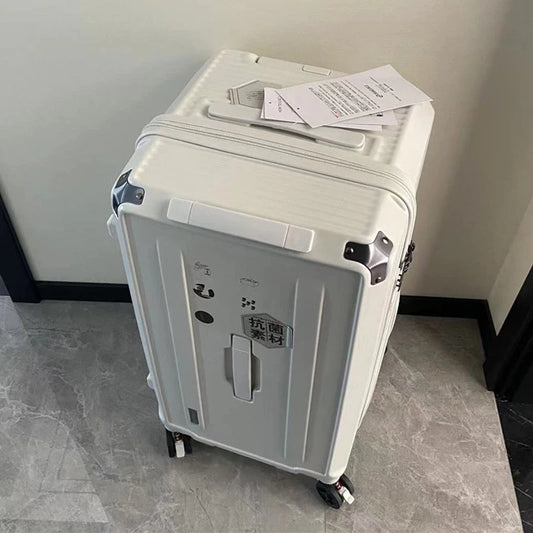 Luxury Large-Capacity Travel Trolley Luggage - 22 to 36 Inch Silent Brake Suitcase for Men & Women