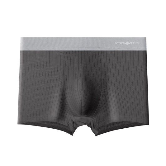 Men’s Cotton Boxer Briefs - Comfortable, Skin-Friendly, Antibacterial, Large Size Summer Underwear