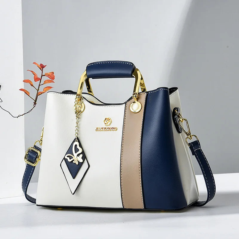 Chic Cat-Inspired Satchel - Elegant Top-Handle Shoulder Bag for Stylish Women