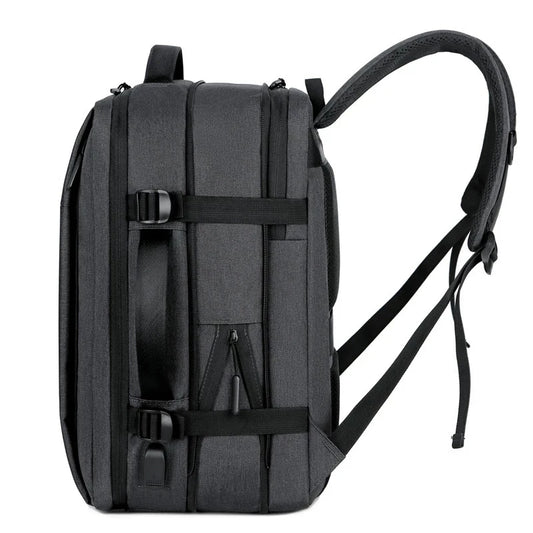 Men’s Large Capacity Laptop Backpack with USB Charging - Waterproof Business & Travel Mochila