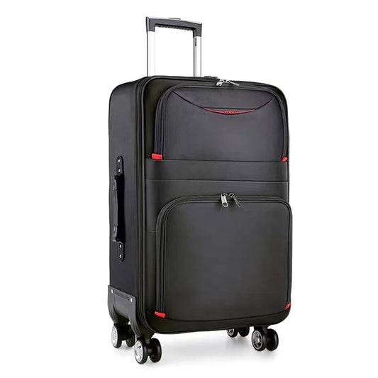 Waterproof Oxford Trolley Luggage - 20/22/24/26/28 Inch Travel Suitcase with Spinner Wheels, Cabin Carry-On Bag