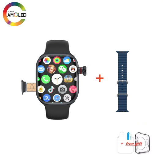 CD99 X 5G Smartwatch for Men - 2.29-Inch AMOLED Display, 5G LTE, 180° Rotary Camera, GPS & Health Monitoring