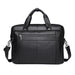 Genuine Leather Men’s Business Briefcase | Luxury 16-Inch Laptop Office Bag – Black Handbag & Computer Case