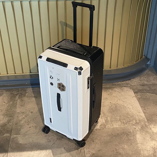 Luxury Large-Capacity Travel Trolley Luggage - 22 to 36 Inch Silent Brake Suitcase for Men & Women