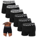 Men’s Cotton Boxer Briefs - 6-Pack, Soft, Breathable, Luxury Underwear for Men