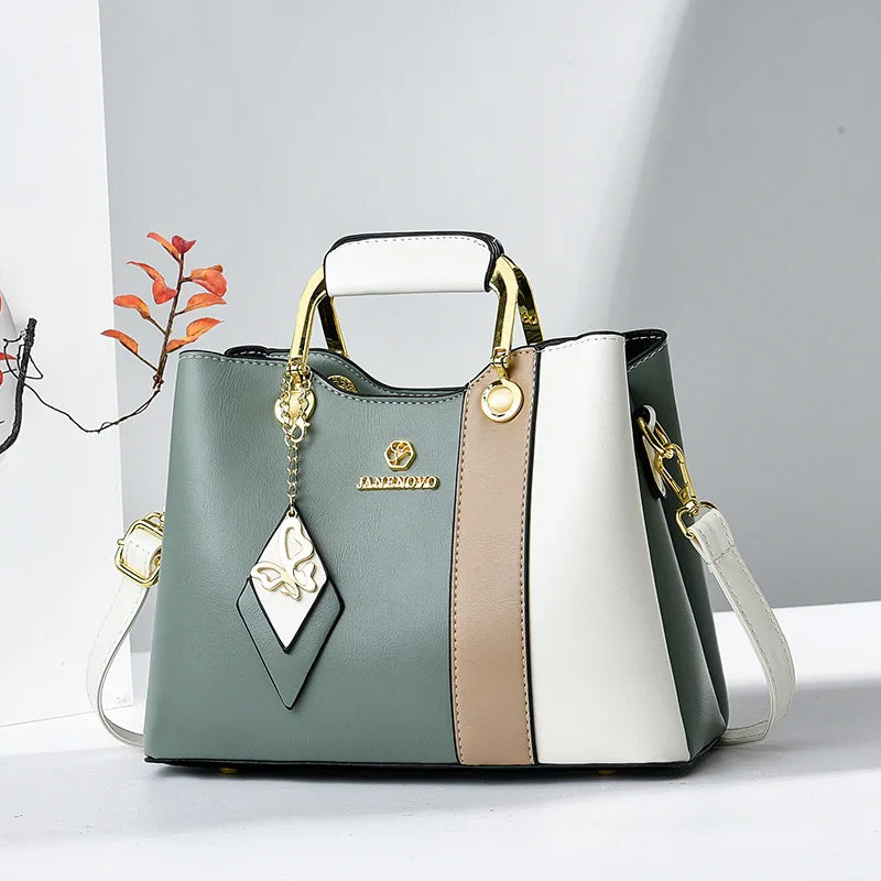 Chic Cat-Inspired Satchel - Elegant Top-Handle Shoulder Bag for Stylish Women