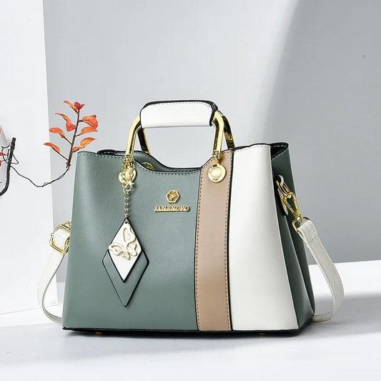 Chic Cat-Inspired Satchel - Elegant Top-Handle Shoulder Bag for Stylish Women