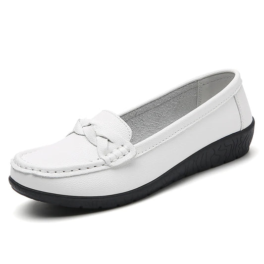 Women’s Genuine Leather Flats – Comfortable Moccasins, Ballet & Oxford Style Casual Shoes