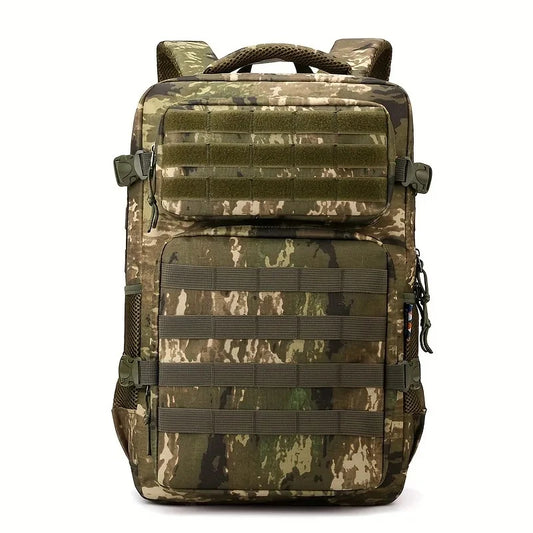 Men’s Tactical Camouflage Backpack - Large Capacity Multi-Layer Outdoor Hiking & Camping Pack