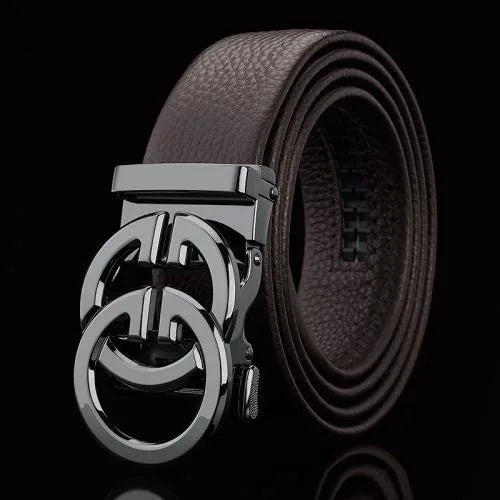 Luxury Designer GG Leather Belt - Double G Buckle, Premium Strap for Men & Women