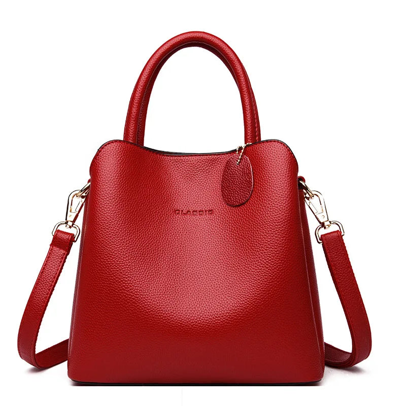 VeraMode Luxe Commuter Tote - Multi-Way High-Capacity Handbag for Women