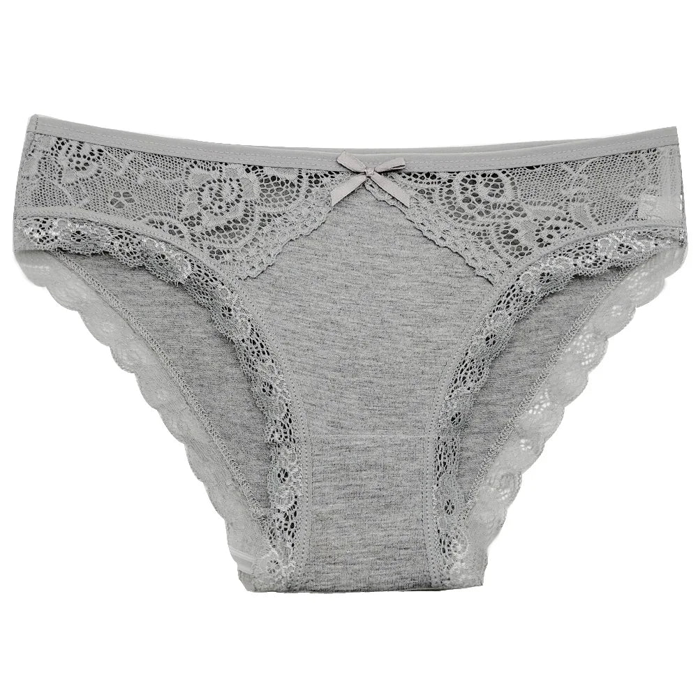 5-Piece Low-Rise Lace Panty Set - Sexy Cotton Briefs for Women, New Arrival Lingerie Collection