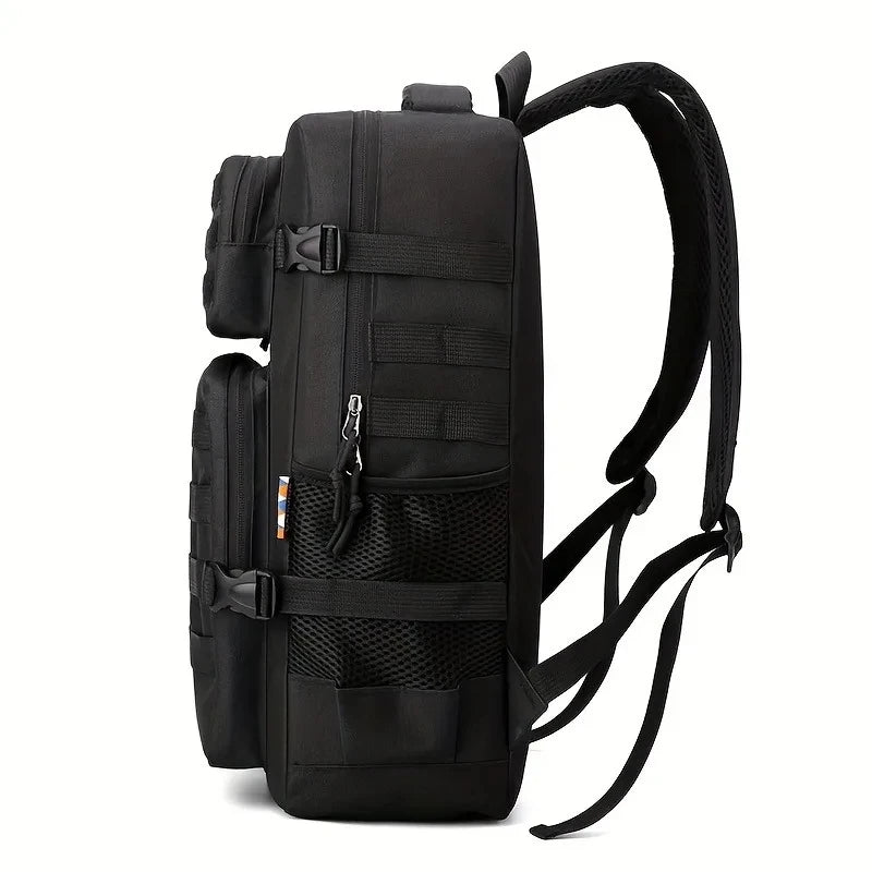Men’s Tactical Camouflage Backpack - Large Capacity Multi-Layer Outdoor Hiking & Camping Pack