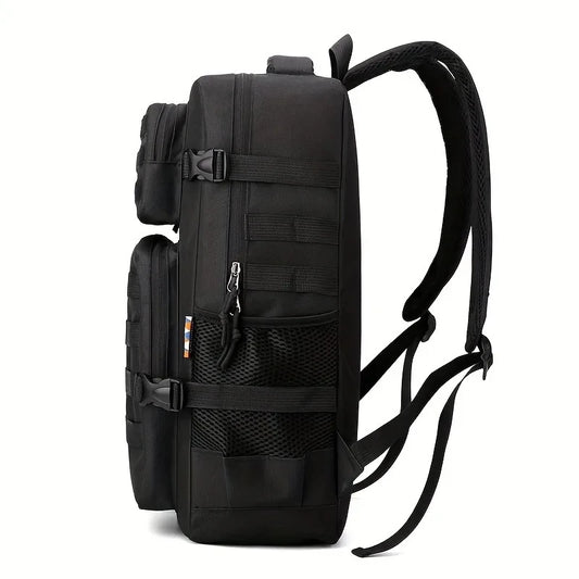 Men’s Tactical Camouflage Backpack - Large Capacity Multi-Layer Outdoor Hiking & Camping Pack