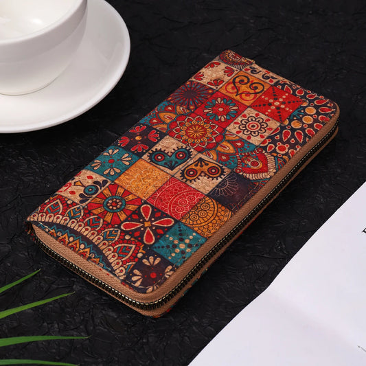 Retro Minimalist Long Wallet - Large Capacity Card Holder with Multi-Functional Compartments for Daily Use