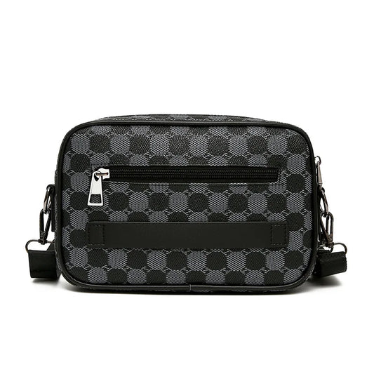 Premium PU Leather Men’s Shoulder Bag | Luxury Business Crossbody Travel Satchel & Phone Clutch