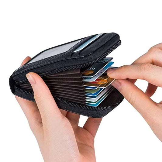 Korean Style RFID PU Leather Wallet - Unisex Cartoon Coin & Card Holder | Compact Passport Pouch