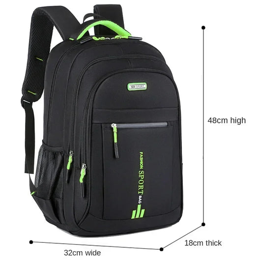Men's Oxford Waterproof Business & School Backpack - Laptop Rucksack for Travel and Students