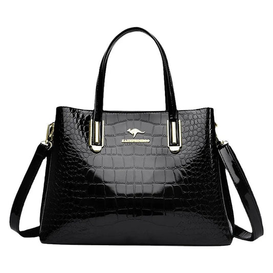Elegant Comfort Shoulder Bag - Classic Tote for Stylish Moms