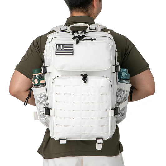 25L/45L Tactical Backpack for Men & Women - Outdoor Survival Bug Out Bag with Bottle Holder