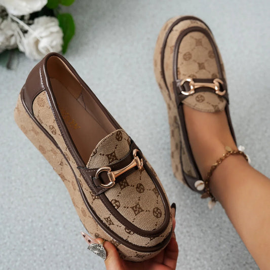 Women’s Luxury Designer Slip-On Sneakers - Breathable Spring Casual & Business Shoes